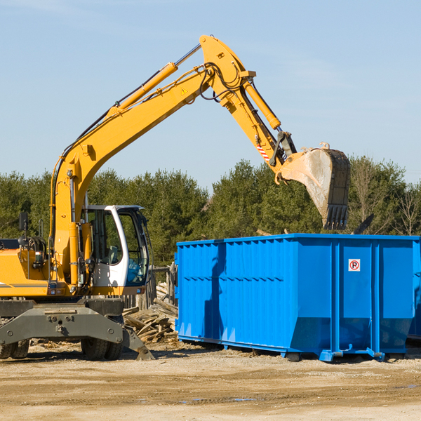 how many times can i have a residential dumpster rental emptied in St Georges